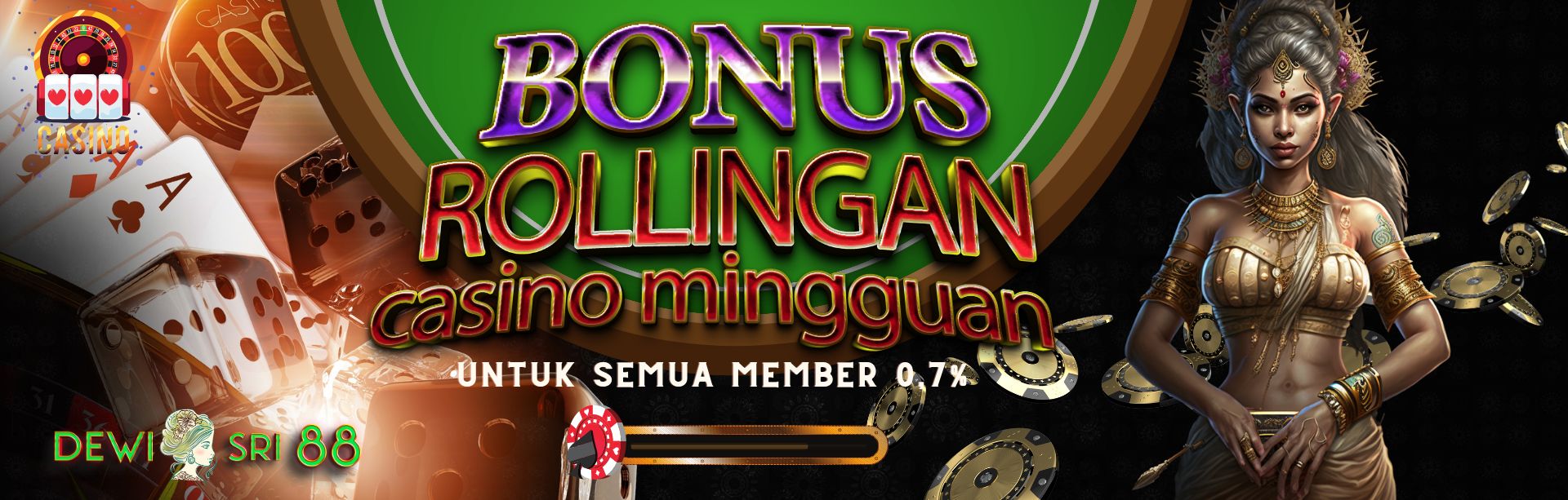 BONUS MINGGUAN CASINO