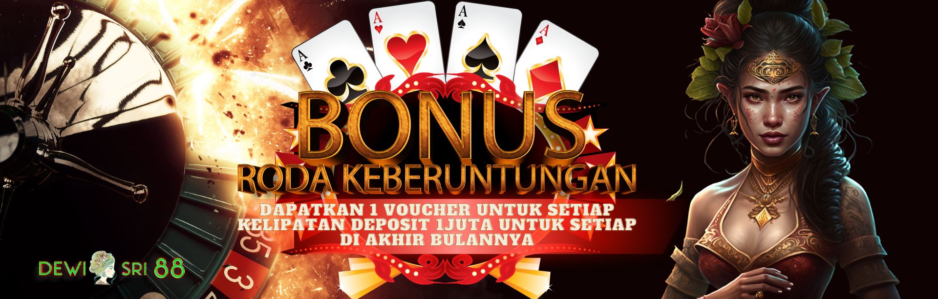 BONUS RODA KEBERUNTUNGAN HARIAN & BULANAN 